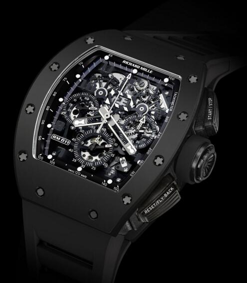 Richard Mille watch Replica RM 011 Flyback Chronograph Black Phantom